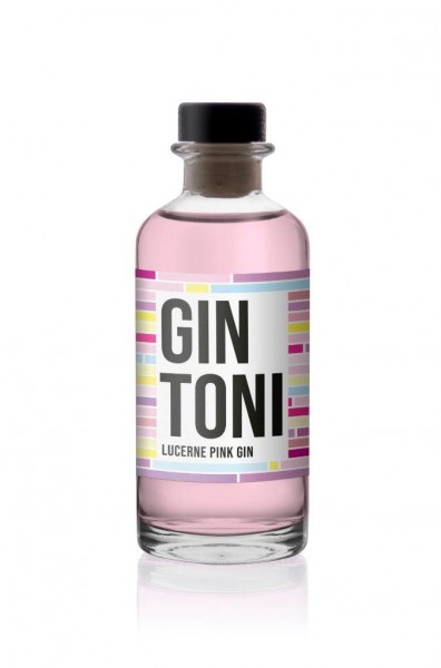 GIN TONI Lucerne PINK Gin KLEINFLASCHE 20 cl / 40 % Schweiz