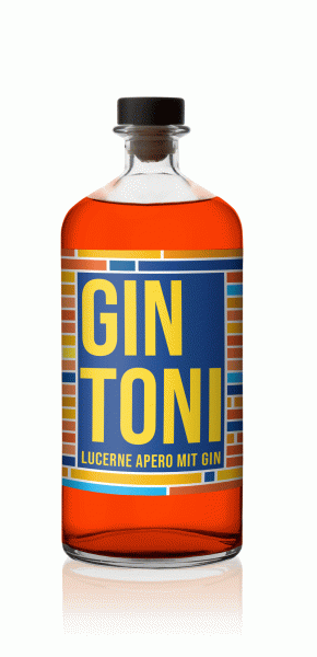 GIN TONI Lucerne APERO DOPPELMAGNUM auf Gin Basis 3 Liter / 11 % Schweiz
