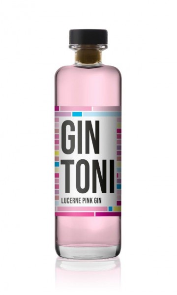 GIN TONI Lucerne PINK Gin 50 cl / 40 % Schweiz